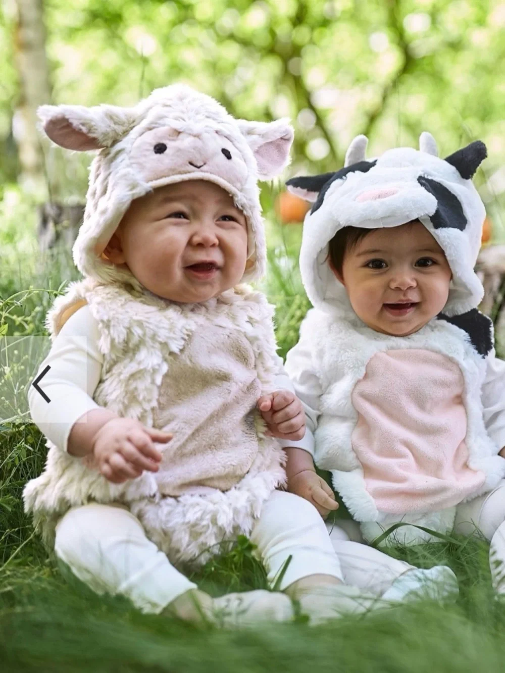 Pottery Barn Kids Cream Lamb Hooded Plush Hat